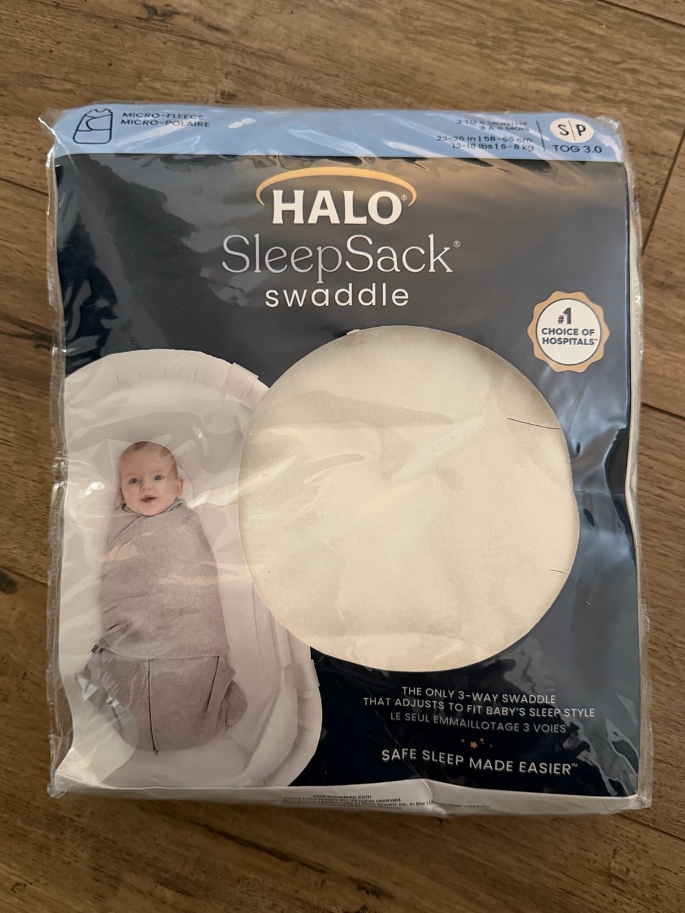 Halo Micro-Fleece Sleepsack Swaddle Size S